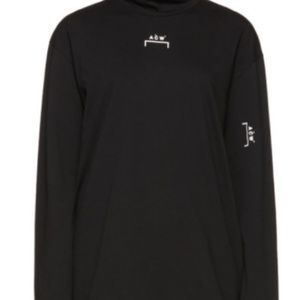 A-Cold-Wall* Black Zip Back Turtleneck